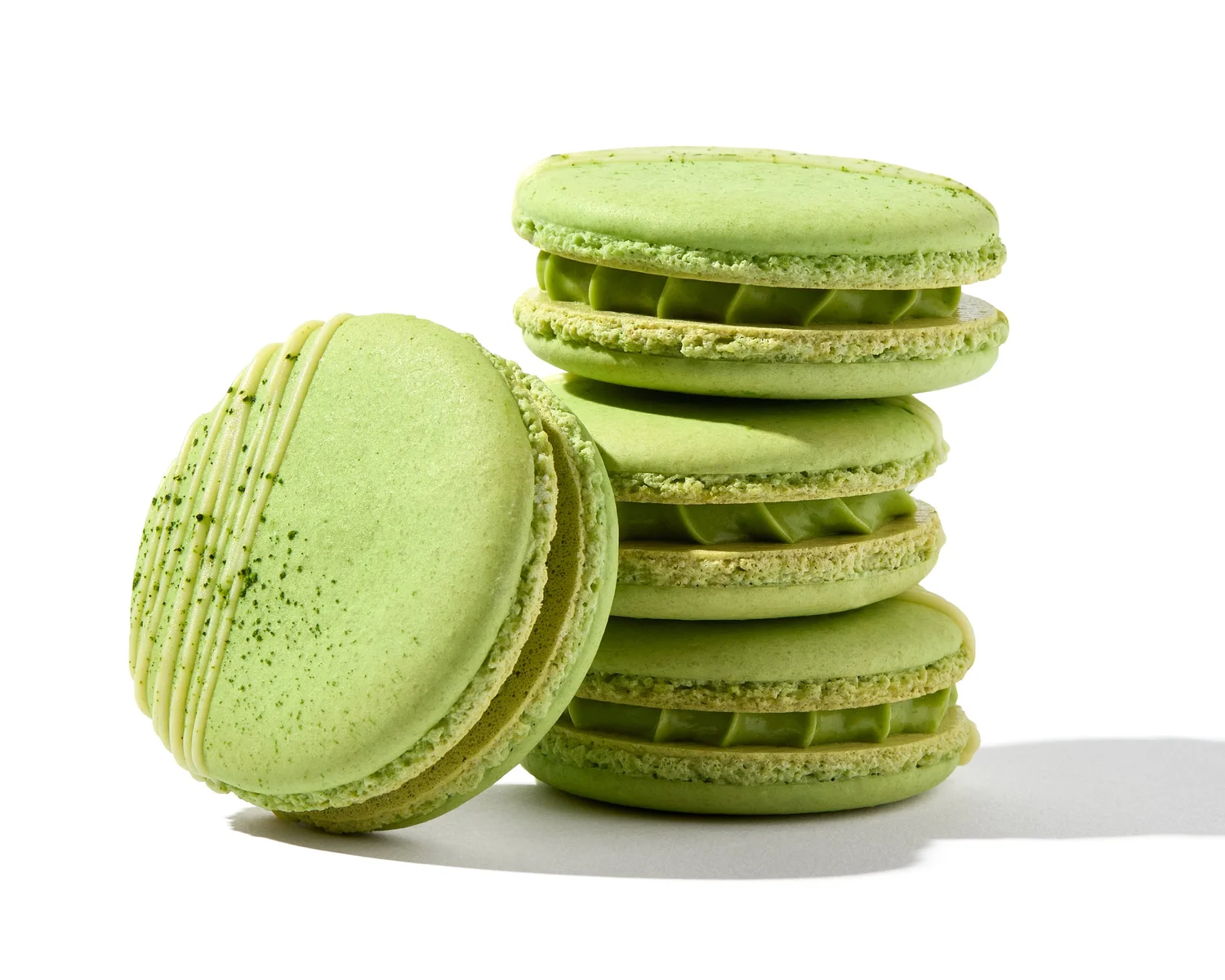 Matcha macarons