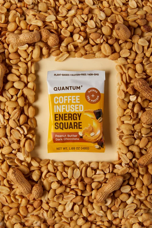 Quantum energy square on peanuts