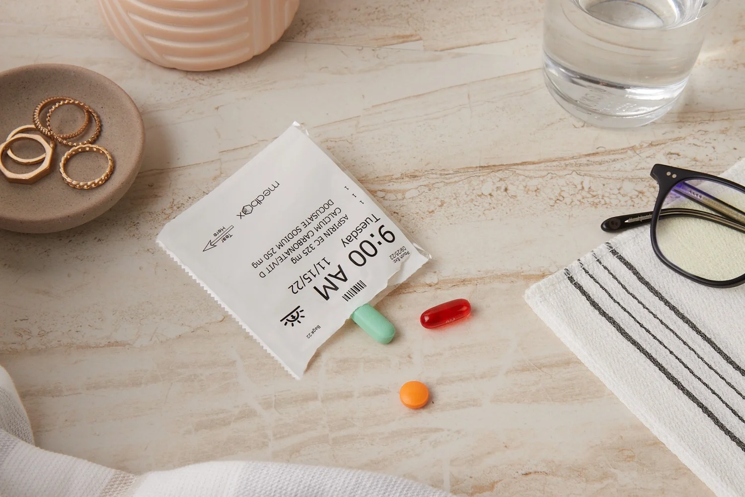 Medbox pill pouch lifestyle