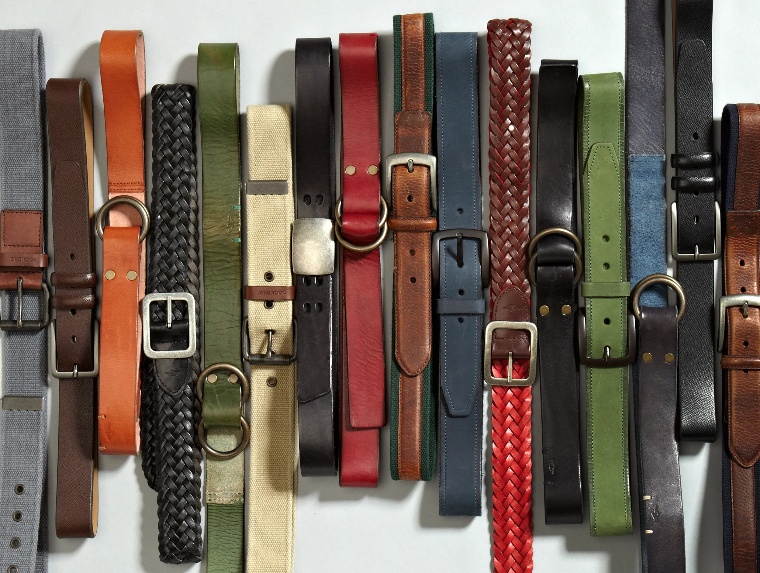 Dockers belts arrangement