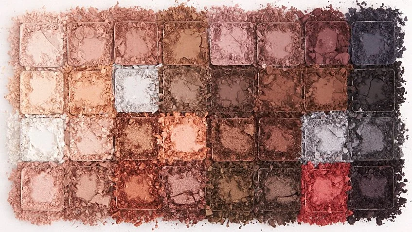 Crushed eyeshadow palette