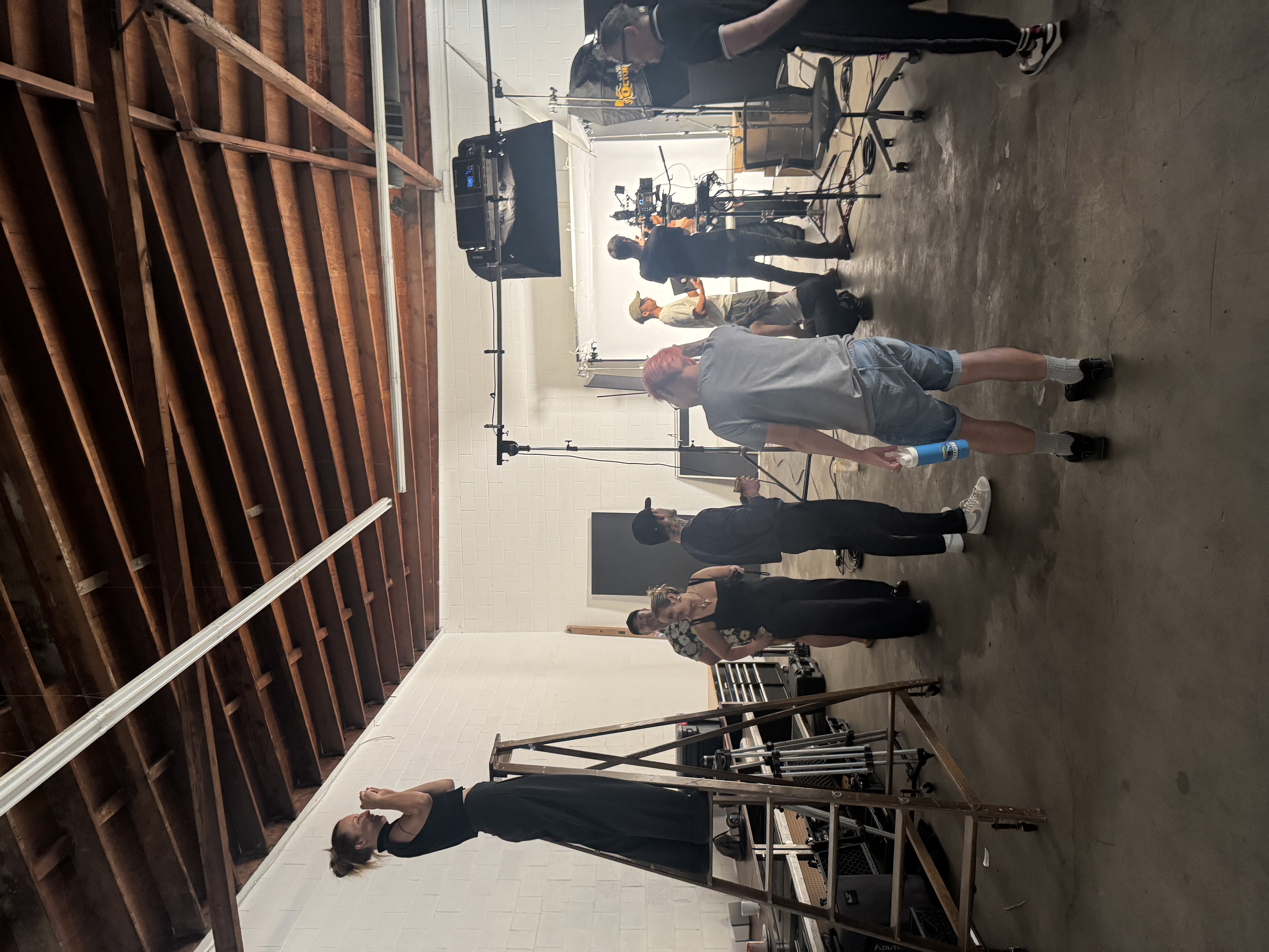 On set